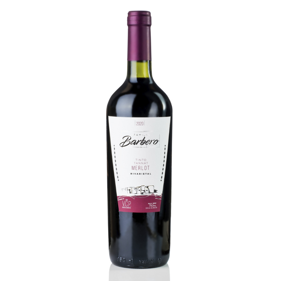 BODEGA BARBERO BIVARIETAL TANNAT MERLOT